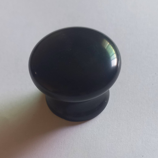 Bouton de Meuble ronde KROMAKNOB - Noir Profond Ø 30 mm