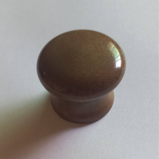 Bouton de Meuble ronde KROMAKNOB - Brun Bronze Ø 30 mm